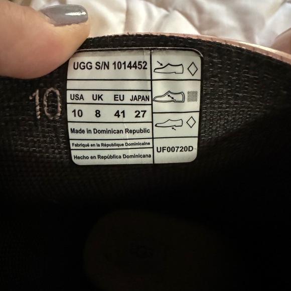 Ugg pink rain boots - Picture 2 of 3